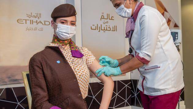 Etihad Airways Becomes World’s First Airline to Vaccinate All Crew Members